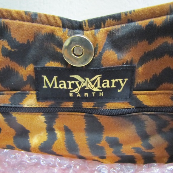 Mary Mary Earth Flowered Handbag Purse - Picture 5 of 6